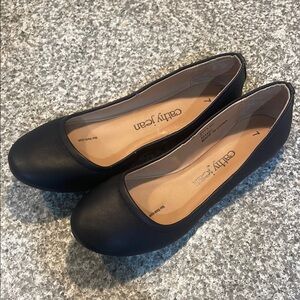 NWOB Women's Cathy Jean sweet Black Ballet Flats